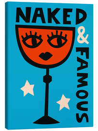 Canvas print Naked &amp; Famous Cocktail - Fox &amp; Velvet