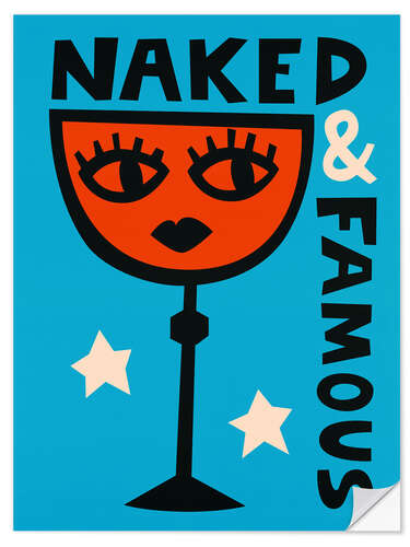 Wall sticker Naked & Famous Cocktail