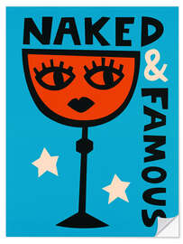 Wall sticker Naked &amp; Famous Cocktail - Fox &amp; Velvet