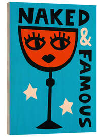 Tableau en bois Naked &amp; Famous Cocktail - Fox &amp; Velvet