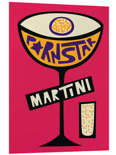 Cuadro de PVC Pornstar Martini