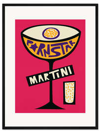 Gerahmter Kunstdruck Pornstar Martini