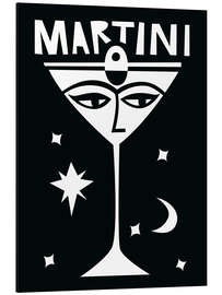 Aluminiumsbilde Martini Cocktail