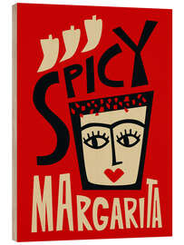 Trätavla Spicy Margarita
