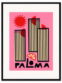 Framed art print Paloma Cocktail
