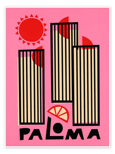 Poster Paloma Cocktail