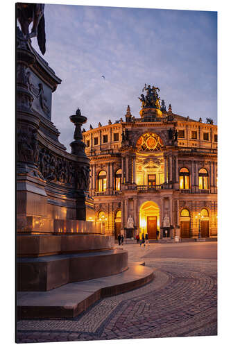 Cuadro de aluminio Semperoper in Dresden