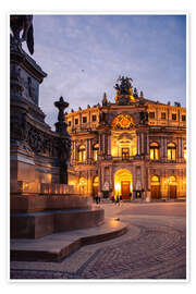 Wall print Semperoper in Dresden - Oliver Henze