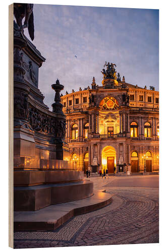 Puutaulu Semperoper in Dresden