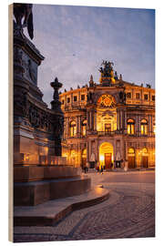 Holzbild Semperoper in Dresden - Oliver Henze