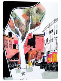 Canvas print Collioure, France - Anastasia Mamoshina