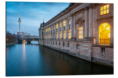 Cuadro de aluminio TV Tower and Bode Museum in Berlin