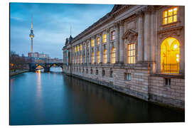 Cuadro de aluminio TV Tower and Bode Museum in Berlin - Martin Wasilewski