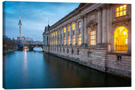 Tableau sur toile TV Tower and Bode Museum in Berlin - Martin Wasilewski