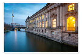 Obraz TV Tower and Bode Museum in Berlin - Martin Wasilewski
