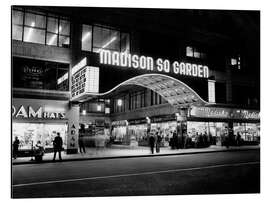 Tableau en aluminium Madison Square Garden Marquee Night, 1953