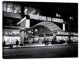 Canvas print Madison Square Garden Marquee Night, 1953