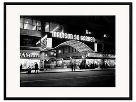 Framed art print Madison Square Garden Marquee Night, 1953