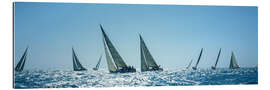 Gallery print Sailboats racing in the sea, Key West Race Week, Florida, 2000