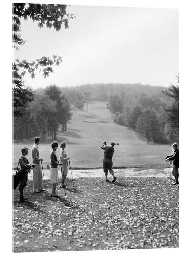 Akryylilasitaulu 1930s Golfers at the Country Club, Pittsfield Berkshires