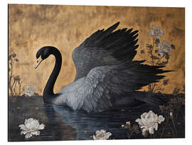 Aluminiumsbilde Black Swan