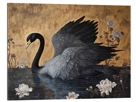 Gallery Print Schwarzer Schwan