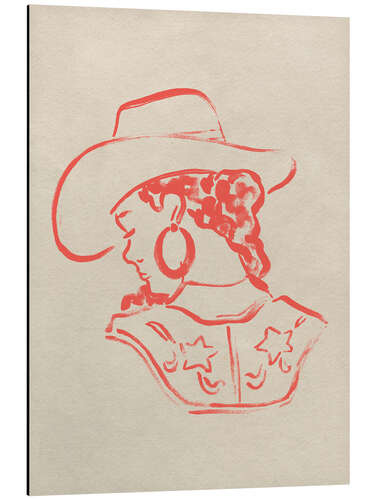 Alumiinitaulu Cowgirl Cameo II