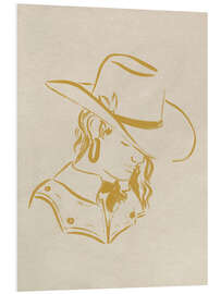 PVC-taulu Cowgirl Cameo I