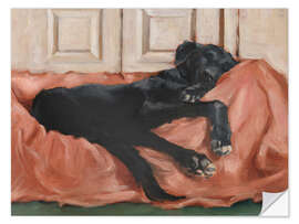 Sticker mural Dog's Sleep - Ethan Harper