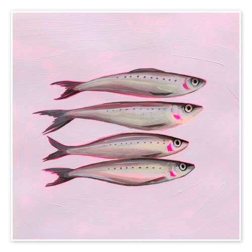 Plakat Neon Sardines