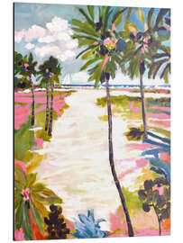 Aluminium print Palm Trees in Bright Sun II - Karen Fields