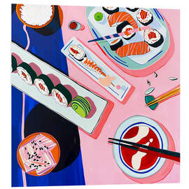 Tableau en PVC Sushi Me