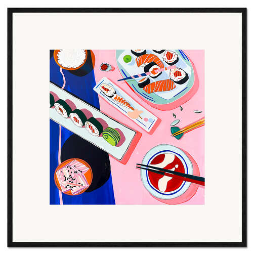 Plakat artystyczny premium w ramie Sushi Me