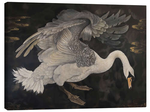 Canvas print Dark Swan