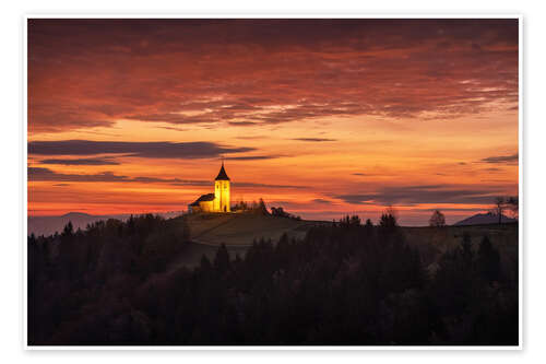 Poster Slovenia - Shining on the top