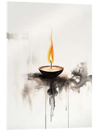 Tableau en verre acrylique Magic lamp - Peter Roder
