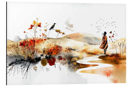 Alubild Stille Beobachterin - Peter Roder