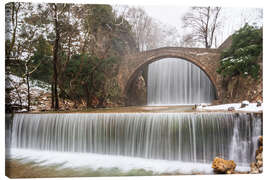 Canvastavla Stone bridge and waterfall - George Pachantouris