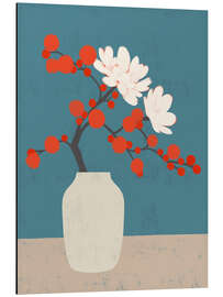 Alubild Japanische Vase - EL BUEN LIMÒN