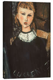 Tableau sur toile Lucienne, 1919 - Amedeo Modigliani