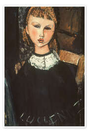 Wall print Lucienne, 1919 - Amedeo Modigliani