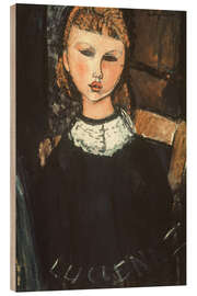 Holzbild Lucienne, 1919