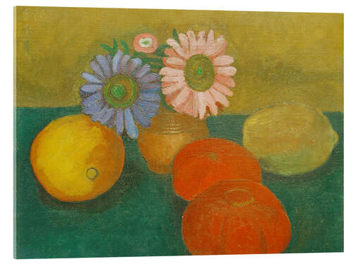 Akryylilasitaulu Still Life with Asters and Tomatoes, 1906