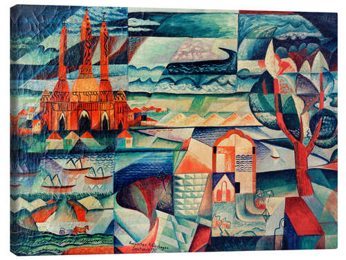 Canvas print Russian picture sheet, 1918