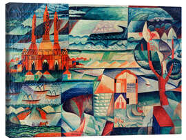Canvas print Russian picture sheet, 1918 - Paul Adolf Seehaus