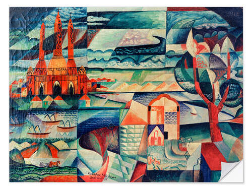 Sticker mural Russian picture sheet, 1918