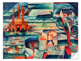 Sticker mural Russian picture sheet, 1918