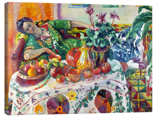 Canvas print La petite odalisque