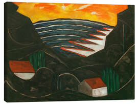 Obraz na płótnie Landscape, Picture I, 1914 - Jacoba van Heemskerck