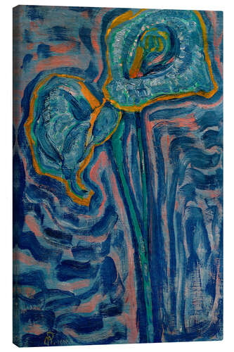 Leinwandbild Aäronskelken (Aronstäbe), 1910